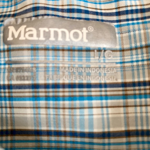 Men’s MARMOT Short Sleeve Button Down (Large) - Picture 5 of 6